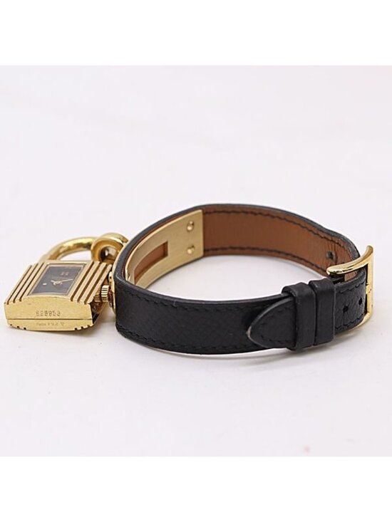 Hermes Kelly Watch Quartz Black Dial